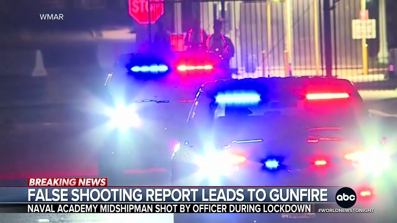 False shooting report leads to gunfire at US Naval Academy in Maryland