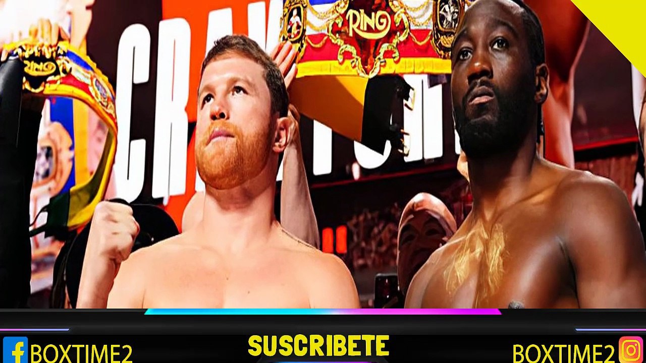 PESAJE CANELO ALVAREZ VS TERENCE CRAWFORD SE ESPERA UNA GRAN PELEA SOY FAN DE CANELO