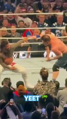 Jey Uso Wins Royal Rumble #wwe #shorts #royalrumble #jeyuso #johncena