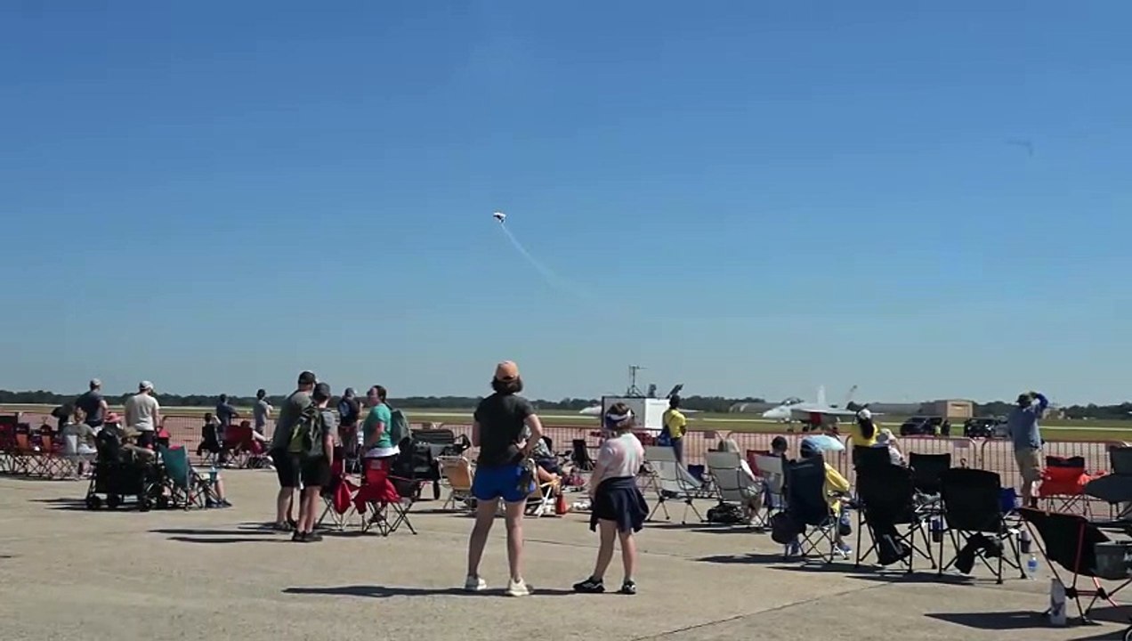 Sky-high thrills at Military Family Day ✈️✨ Legacy aerobatics light up the 2025 Joint Base Andrews Air Show.