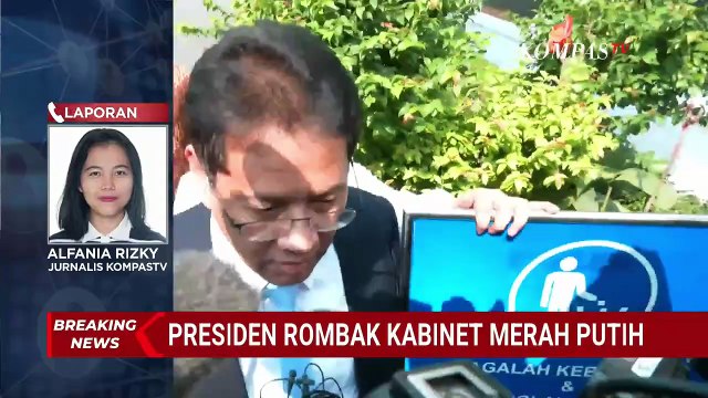 BREAKING NEWS! Prabowo Reshuffle Kabinet Merah Putih, Ini Kementerian & Lembaga yang Dirombak