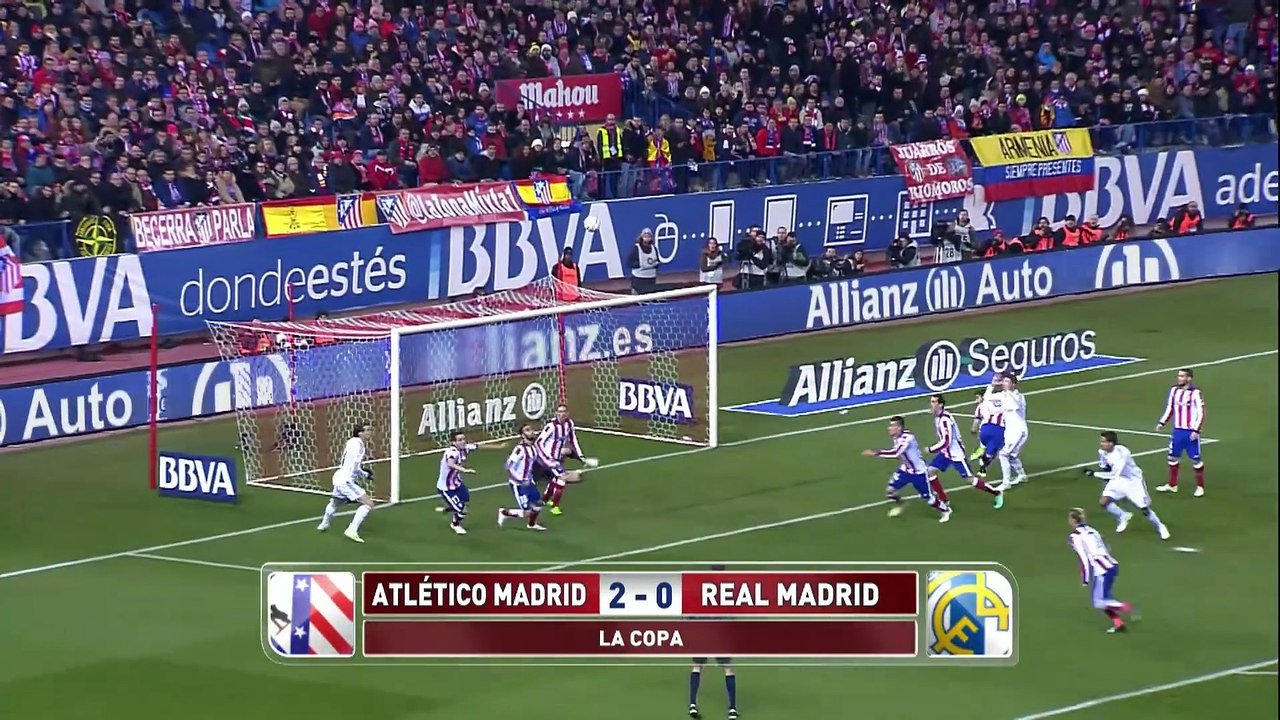 7/1/2015 Atletico de Madrid- Real Madrid (2-0) Copa del Rey