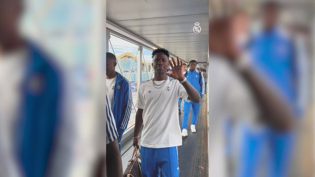 El vídeo del Real Madrid llegando a San Sebastián da que hablar por los 'looks' de Fran García y Carreas