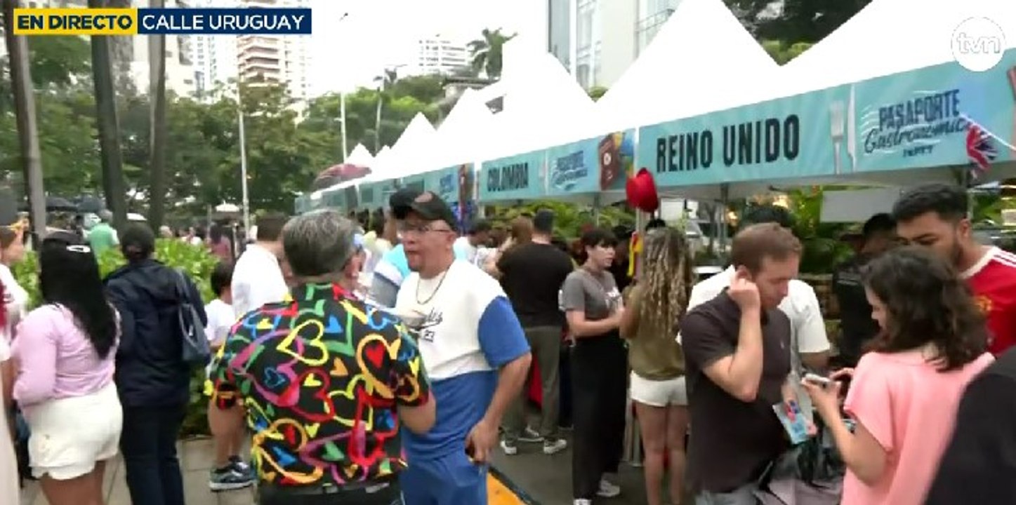 Calle Uruguay se llenó de sabores en la primera edición del Pasaporte Gastronómico