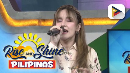 Makipagkwentuhan kasama ang atin Performer of the Day na si Lilet Esteban