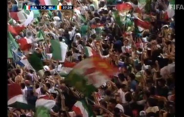 World Cup 1990  Italy vs Republic of Ireland (1/4 finals) English commentary