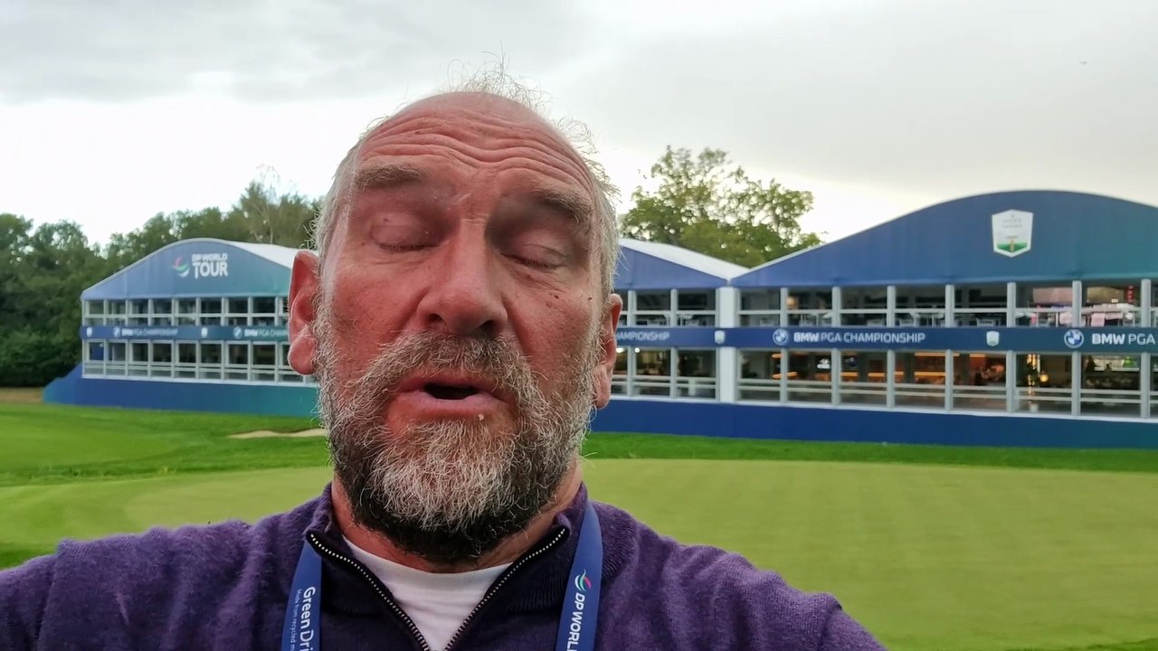Martin Dempster at Wentworth - day two of BMW PGA
