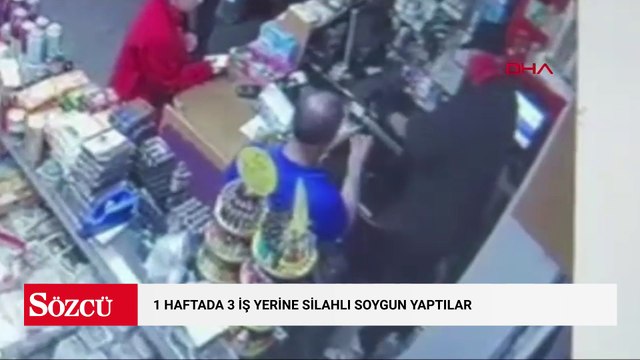 İstanbul'da 1 haftada 3 iş yerine silahlı soygun yapan 5 şüpheli yakalandı