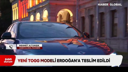 Cumhurbaşkanı Erdoğan, yeni TOGG TF10 ile deneme sürüşü yaptı