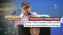 Pdte. Petro vincula violencia del Cauca con narcotráfico en Europa