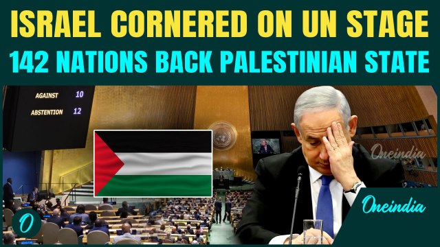 ISRAEL HUMILIATED At UN: 142 Nations RECOGNIZE Palestine | U.S Left Alone With Netanyahu And Israel