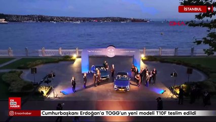 Cumhurbaşkanı Erdoğan’a TOGG’un yeni modeli T10F teslim edildi