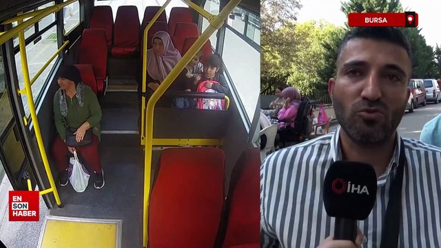 Bursa'da engelli yolcuyu otobüsten indirip darp etmeye çalıştı