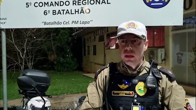 Oficial da PM fala sobre a Operação Lei Seca realizada nesta madrugada em Cascavel