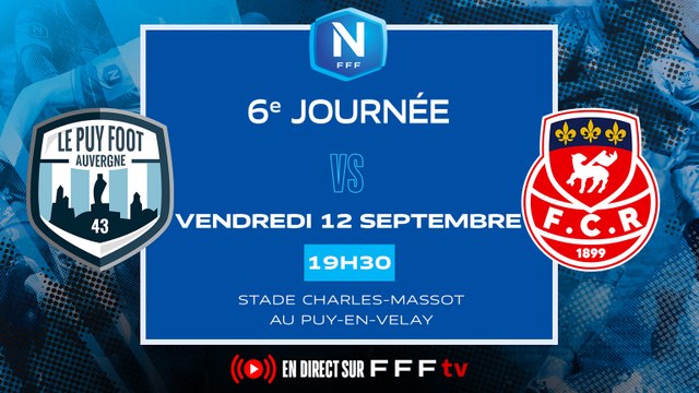J6 I Le Puy Foot 43 - FC Rouen 1899 (0-3) I National FFF 2025-2026