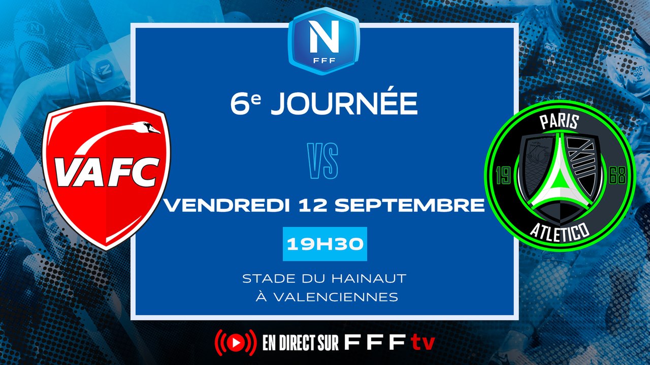 J6I Valenciennes FC - Paris 13 Atletico (1-0) I National FFF 2025-2026