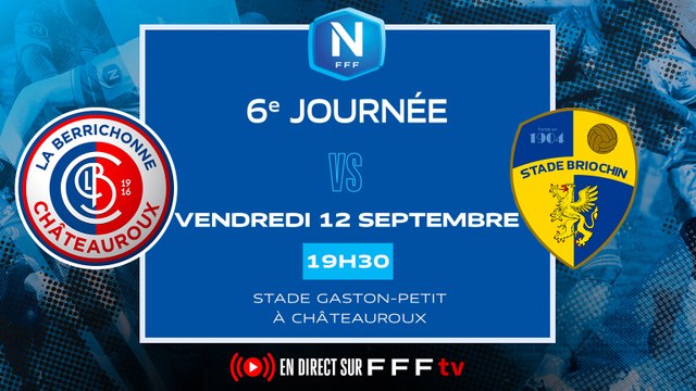 J6 | LB Châteauroux - Stade Briochin (2-2) | National FFF 2025-2026