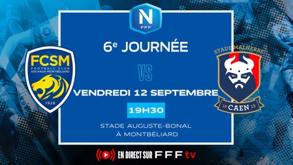 J6 I FC Sochaux-Montbéliard - SM Caen (1-1) I National FFF 2025-2026