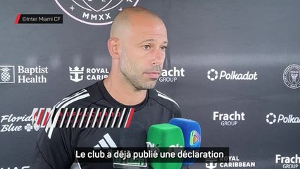 Inter Miami - Mascherano comprend la suspension infligée à Suarez