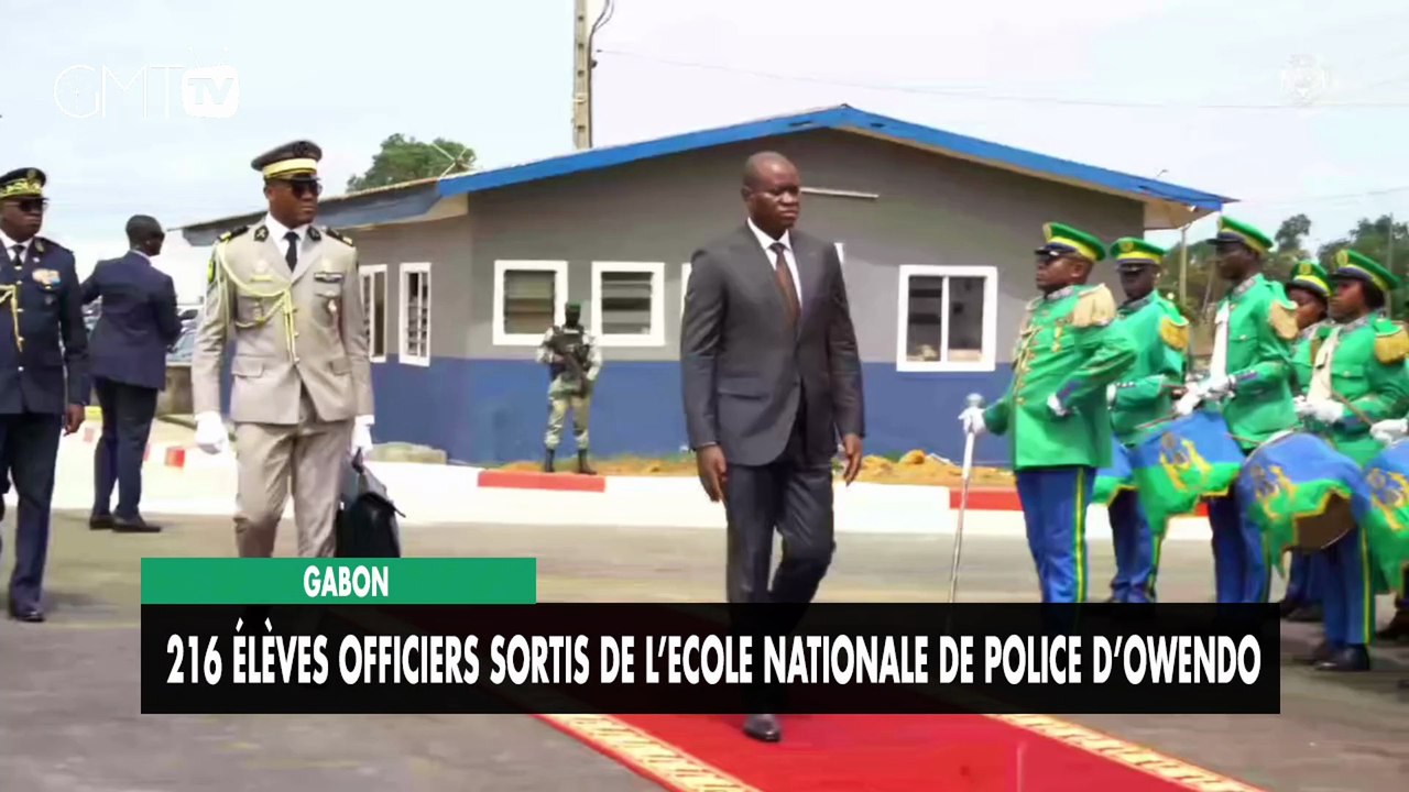 [#Reportage] Gabon : 216 nouveaux officiers intègrent la Police nationale