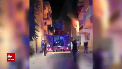 Manisa’da Baba Evini Yaktı: Kendisi Öldü, Oğlu Yaralı