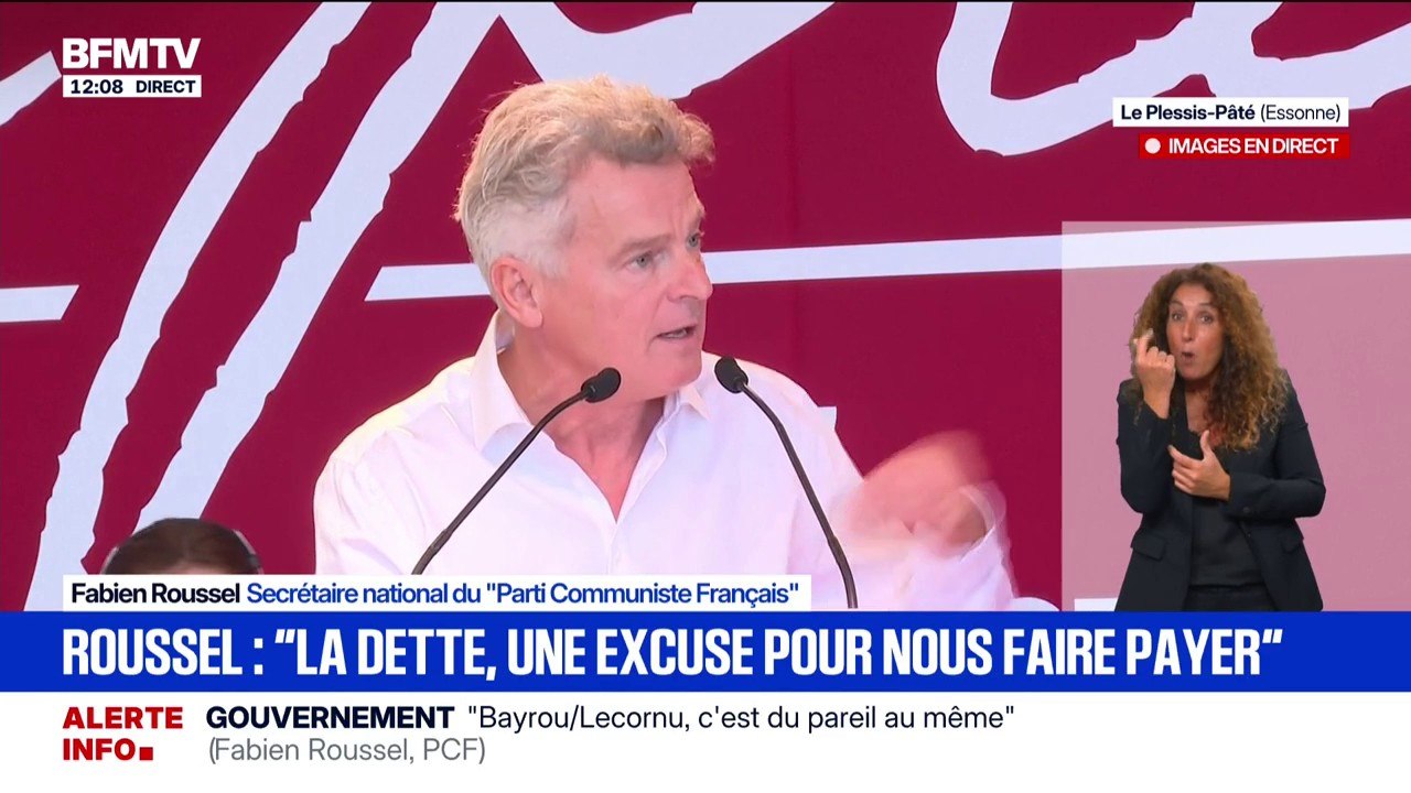 Fabien Roussel (PCF): "Cette dette sert d'excuse pour nous faire payer toujours plus"