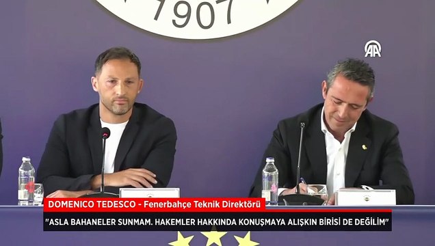 Domenico Tedesco için imza töreni düzenlendi
