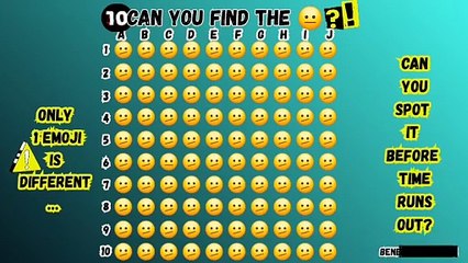 Can you find the different emoji? (P.9) ? 😐