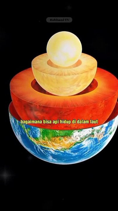 Fenomena Langka Air Dan Api Hidup Berdampingan