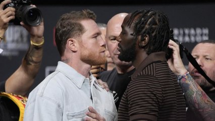Así fue el pesaje y el careo entre Canelo y Crawford en Las Vegas