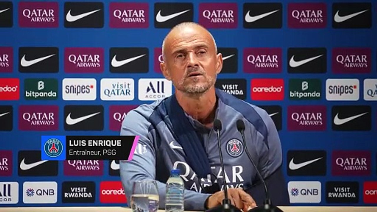 Enrique sur les blessures de Doué et Dembélé en...