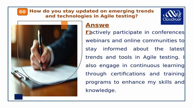 Top 10 Agile Tester Interview Questions and Answers for Software Testing and QA Careers | Part 6