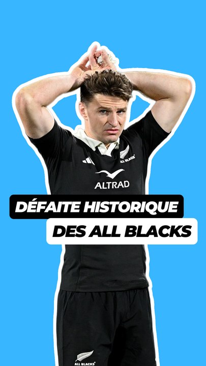Défaite historique des All Blacks