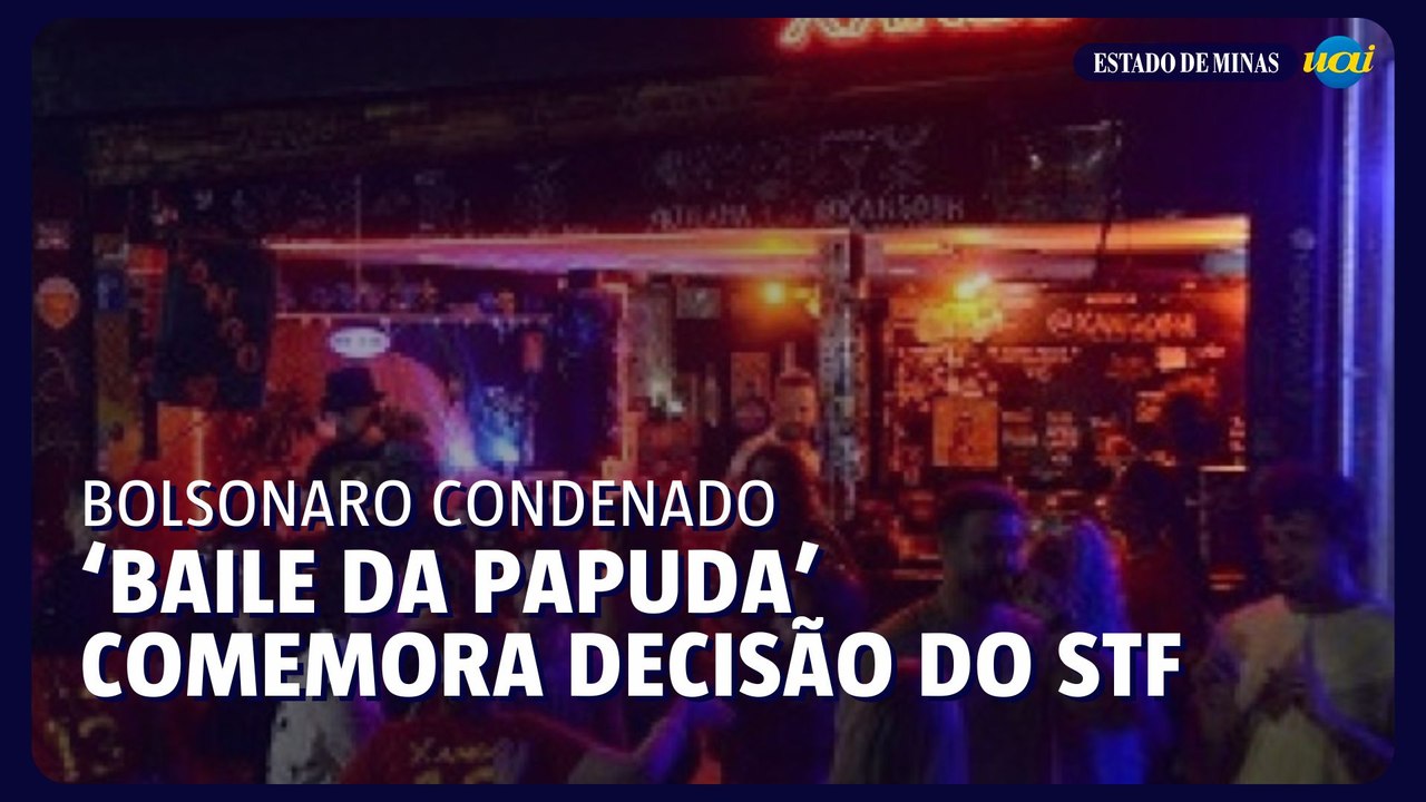 'Baile da Papuda', em BH, comemora condenação de Jair Bolsonaro