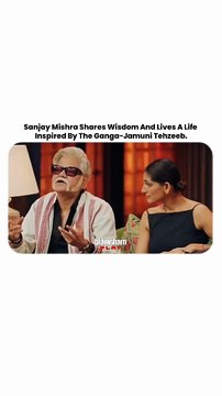 Wisdom wrapped in simplicity, Sanjay Mishra reminds us that true culture is living with love, respect, and harmony. 🌿✨ #glamsham #sanjaymishra #gangajamunitehzeeb #lifelessons #wisdomwithgrace #inspiration glamsham, sanjay mishra, ganga jamuni tehzeeb,
