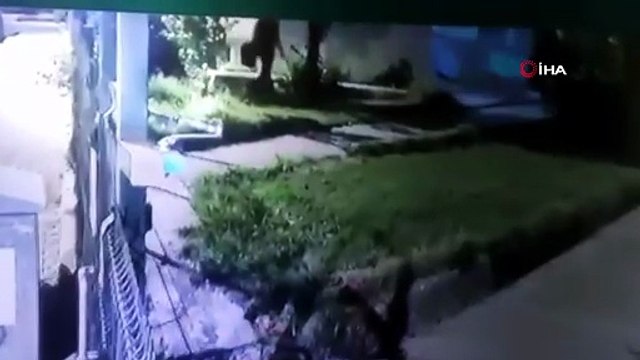 Eski eşi tarafından eşarbıyla boğularak öldürülen kadının son anları güvenlik kamerasına yansıdı