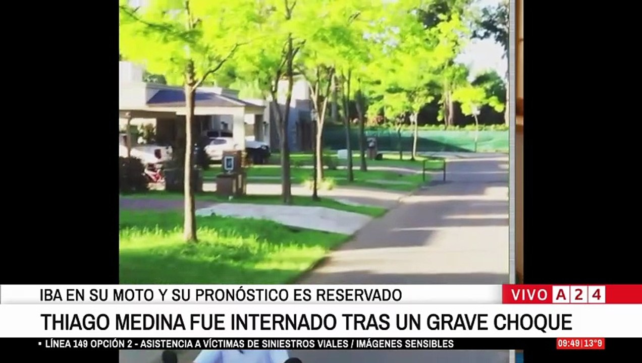 Los detalles del accidente de Thiago Medina