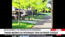 Los detalles del accidente de Thiago Medina