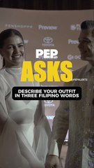 #PEPasks Describe your outfit in three Filipino words