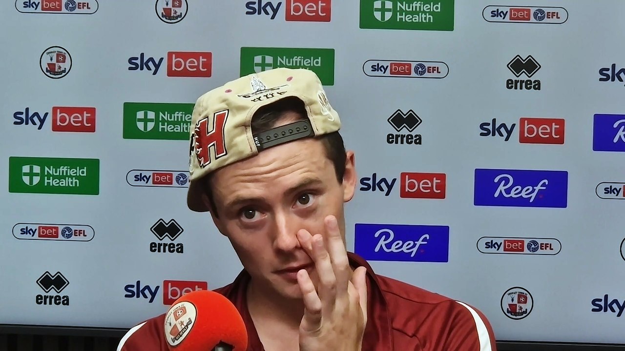 'I love scoring goals - Harry McKirdy after scoring two goals against Cheltenham Town
