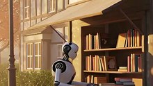 AI Robot Opens a Small Book Shop 🤖📚 | Everyday with AI