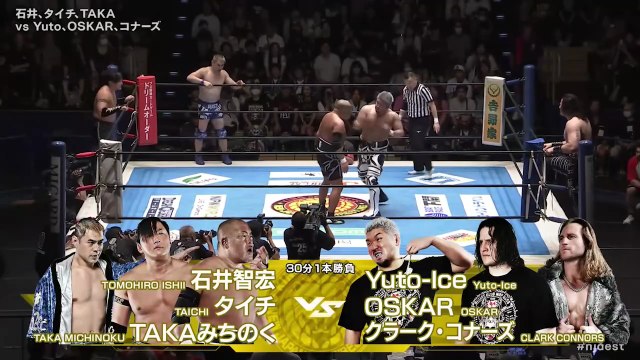 Taichi, TAKA Michinoku & Tomohiro Ishii vs. Clark Connors, OSKAR & Yuto-Ice: NJPW Road To Destruction 2025 Day 3 (9/13/2025)