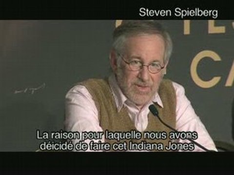 Indiana Jones - Conf' de presse