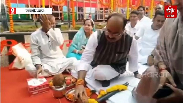 जांजगीर में उपमुख्यमंत्री साव ने करोड़ों के विकास कार्यों का भूमिपूजन-लोकार्पण किया