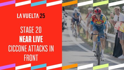 Ciccone attacks at the Front  - Stage 20 - La Vuelta 2025