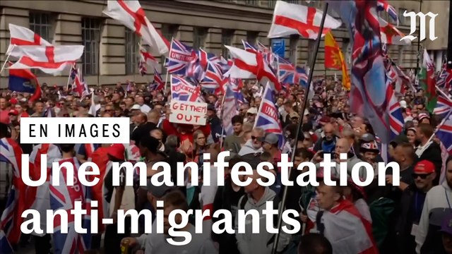 Une centaine de milliers de manifestants anti-immigration à Londres