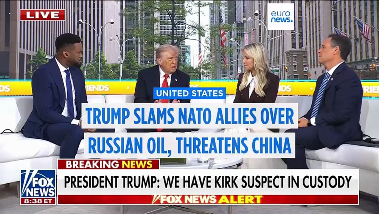 Trump calls on NATO allies to stop buying Russian oil and threatens 50% to 100% tariffs on China