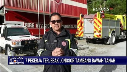 Detik-Detik 7 Pekerja Terjebak Longsor Tambang Bawah Tanah di Jayapura | SAPA MALAM