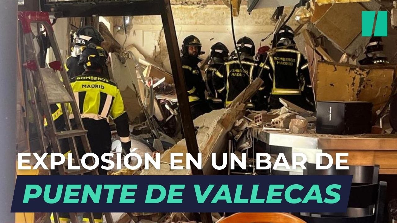Una explosión en un bar de Puente de Vallecas (Madrid) deja al menos 25 heridos