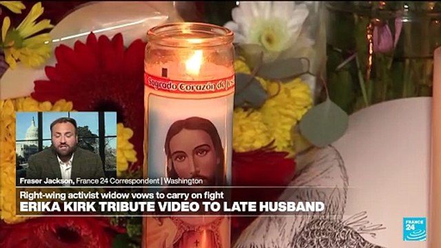 Widow of assassinated right-winger vows to carry on fight